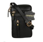 CHIMERA Original Leather Mobile Cross Body Sling Bag | Waist Pouch | Up to 6 Inches Mobile Phone for Men & Women (Black) - Image 2