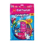 Cello ColourUp Celebration Kit | Colour Set for Kids with Crayons, Sketch Pens, Coloured Pens & Activity Book | Perfect for Kids Gifting & New Year Gift - Image 2