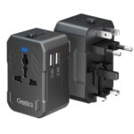 Ceptics 3 in 1 Universal Charger Adapter – Universal Travel Adapter All in One with 2 USB-A Ports (2.4A), 100-250V Compatibility – Compact International Travel Adapter (White) - Image 2