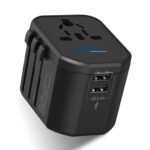 Ceptics Universal Travel Adapter - 3 in 1 Worldwide Travel Adapter, Universal Plug Socket and 2 x USB, with 2.4A, International Travel Adapter - Image 2