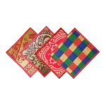 Cloud7 Plastic Aasan Mat for Home, Pooja, and Picnic | Floor Chatai | Multi-Color | Size 18" × 18" in | Set of 6. - Image 2