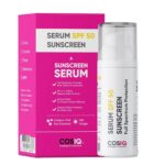 Cos-IQ Sunprotect Outdoor Sunscreen Serum SPF 50 PA++++ | Broad Spectrum, No White Cast, Dewy Hydrating Finish | For Normal & Dry Skin | Clinically Tested | Acne Safe For Unisex, 30ml - Image 2