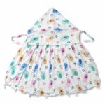 Cotton Sun Protection Scarf for Women & Girls Anti Tan UV Face Cover Bike Riding Driving Summer Breathable Head Wrap Hijab Style Lightweight Dust Shield Soft Stylish Floral Print White - Image 2