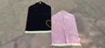 Couples Prayer Mat Set, Black and Pink Islamic Janamaz with Gold Heart Design, Fringed Prayer Rugs for Muslim Worship Premium Velvet Soft Janamaz musallah Perfect for Gift eid ramzan umrah hajj - Image 2