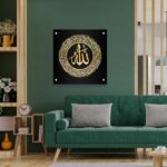 Craftnest Creations Ayatul Kursi Wall Frame (50L x 50W CM) – Black Acrylic Islamic Wall Frame | Luxurious Islamic Wall Décor Frame | Muslim Arabic Calligraphy Wall Art Gift for Ramzan, Home, Room - Image 2