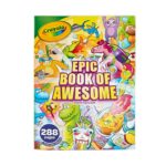 Crayola Epic Book of Awesome, All-in-One Coloring Book Set, 288 Pages, Kids Indoor Activities, Gift - Image 2