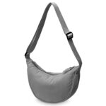 Crossbody Bags for Women & Men | Stylish Sling Bags | Side Bag for Woman | Half Moon Crossbody | Chest Bag | Waist Bag for Woman | Sling Bag for Casual & Travel – Light Grey - Image 2