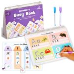Curious Cub Montessori Busy Book | Toddler Busy Binder for 2-5 Years |Alphabet Books For Kids 2 Yrs|ABCD Book, Baby Quiet Book | 2 Yrs Kid Activity ... |Busy Binder for Toddlers (Math Busy Book) - Image 2