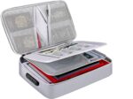 DARKNESS Oxford Shock-Proof&Waterproof Document Bag with Safe Code Lock,Multi-Layer Storage Pouch Credential Bag Diploma Storage Important Document&File Pocket with Separator (Multicolour) - Image 2