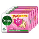 Dettol Skincare Moisturizing Beauty Bathing Soap Bar with Argan Oil (750gm) | Softer Skin, 150gm, Pack of 5 - Image 2