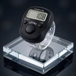 Digital Finger Ring Tally Counter with LCD Display, LED Light, Reset Button(Pack of 1) (Black) - Image 2