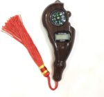Digital Hand Tally Counter Finger Ring Counting Machine Tasbih Tasbeeh Mantra Jap Jaap Mala Misbaha Islamic Muslim Rotating Number Counter for Pooja Meditation with 5 Digit Led Screen Compass - Image 2