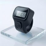 Digital Ring Counter, LCD Display, Finger Tally Clicker, Compact Wearable Design (Pack of 1) (Black) - Image 2