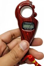 Digital Tasbih Counter – LED Display Electronic Tally Clicker, Wooden Finish, Finger Ring Design, Portable Counter for Prayer, Meditation, Chanting, and Japa Mala Counting - Image 2