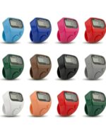 Digital Tasbih Tally Counter Finger Ring Electronic Chanting Count Machine, Meditation, Prayer & Cricket Umpire (Pack of 2 Random Colours) - Image 2