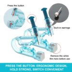 Disposable Piercing Gun, 2PCS Safety Painless Ear Piercing Gun, U-Shape with One-Handed Operation, Kit - Image 2