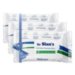 Dr Slan’s Soft Body Cleansing Wet Wipes | 30 Wipes | Bed Bath Wipes with Aloe Vera & Vitamin E – Extra Large Size 24 x 30 cm | Body Sponging | Adult Wet Wipes | Pack of 3 - Image 2