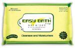 Easy Bath Wet Wipes | Soft Moisturizing Bed Bath Towels | 10 Large Wipes/Pack (32 x 32 cm) | Alcohol-Free & Clinically Safe | Pack of 5 (50 Wipes) | Adult & Baby Wet Wipes - Image 2