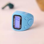 Electronic Wood-Grain Hand Tally Counter with Built-in Compass & Red Tassel – Digital Prayer Bead/Tasbih Clicker with LCD Display and Reset Function (Model No 506) - Image 2