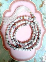 Elegant Muslims Prayer Tasbih 101 Beads with Elegant White Marble Beads Misbah, Tasbeeh, Rosary 10mm Beads - Image 2