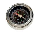 Erh India 1 Pc Magnetic Direction Compass Small Size 75mm Diameter Stainless Steel Directional Compass for Outdoor Mountaineering and DIY School Projects - Image 2