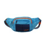 F Gear Lattitude Unisex Blu NVY Org|Waist Bag|Waist Pouch|Crossbody|Fannypack|Chest Bag for Cycling Outdoor Hiking Travel Running Jogging|Multi-Pockets|Belt Pouch|Bum Bag|Zip Pouch for Men Women Boys - Image 2