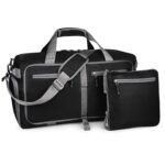 FATMUG Light Foldable Duffel Bag for Travel, Packing and Storage - Men and Women - (60L, Black) - Image 2
