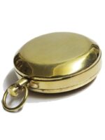 Falcon Traders 2 Inch Push Button Solid Brass Pocket Magnetic Compass Direction Finder - Image 2