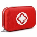 First Aid Bag – Hard Shell Medical Kit Storage Bag For Home Travel Camping Hiking or Car, Water Resistant & Zipper Closer Portable Medicine, Bandages and Emergency Supply organizer Case (Small) - Image 2