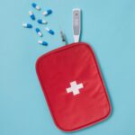 First Aid Kit Bag Portable & Spacious Medicine Storage Organizer with Handle Multi-Utility Emergency Kit with Mesh Pouch & Elastic Loops for Travel, Camping & Home - Image 2