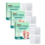 Foot patch Herbal And Gentle Ingredient Detox Foot Pads, Natural Ingredients for Sleep Aid, Pain Relief, Toxin Removal with Bamboo Vinegar and Acupoint Micro-Massage Technology (PACK OF 30) - Image 2