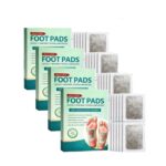Foot patch (Pack of 4) Detox Foot Pads Bamboo Vinegar – Herbal Overnight Foot Detox Patch for Toxin Removal, Body Cleanse & Relaxation Deep Cleansing, Stress Relief & Better Sleep (1BOXES = 10Patches) (40)patch - Image 2