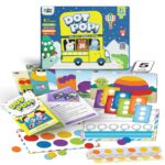GiniMini DOT POP! Activity Kit for Kids 2–5 | 150+ Elements | Colour, Counting, Sorting & Matching Games | Early Learning, Motor Skills | Reusable, Mess-Free & Screen-Free Fun (DOTPOP) - Image 2
