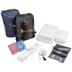 HADIYAH Ziyarat Companion Set | Complete Hajj & Umrah Travel Essentials Kit for Men & Women | Includes Ihram, Belt, Travel Janamaz, Tasbeeh, Drawstring Bags & More | Ideal Islamic Gift for Pilgrims - Image 2