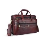 HAMMONDS FLYCATCHER Genuine Leather Office Bag for Men, 15.6 Inch Messenger Laptop Bag for Men with Adjustable Strap & Multiple Compartments, 1 Year Warranty - Office, Travel, Daily Use - Image 2