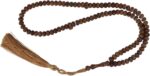 Handmade Juniper Wood 99 Beads Tasbeeh Misbaha Islamic Gift Tasbih Prayer Beads Tesbih 5x7 mm Small Size Dhikr Rosary - Image 2
