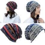 Hijab Caps for Women, Bandana Scarf, Floral Print Chemo Cap Slouchy Beanie Cap for Women, Fashion Skull Dwarf Hats Head Scarf, Soft Stretch Running - Image 2