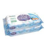 Himalaya Nature Touch Water Baby Wipes |72 Wipes - Pack of 2| 99% Pure Water | 100% Plant-Based Biodegradable Wipes | Organic Coconut Oil | for Sensitive Skin from Day 1 |Unscented - Image 2