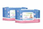 Hygiene Plus Baby Moisturising Wipes, Extra Thick and Extra Moist, 72 Wipes per Pack, 2 Pack - Image 2