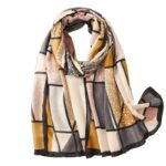 ICW WOMEN DIGITAL PRINTED Frayed Edge Cotton SCARF STOLES SHAWL WRAP HEAD SCARVES(80 X 180 CM) - Image 2