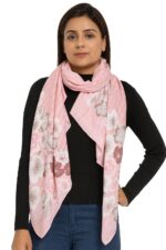 ICW Women's Lightweight Floral Print Scarf – Soft Casual Wrap for All Seasons DN107 - Image 2
