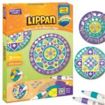 Imagimake DIY Lippan Art Kit for Girls 9-12 | Coloring & Painting Art Kit Set with Water Brush Pen & Stamps | Crafts & Gifts for Kids Age 10-12 - Image 2