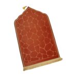 Islamic Muslim Prayer Rug Flannel Carpet Soft 25.5X45Inch for Kids Men Women Style Q|Home & Garden|Rugs & Carpets|Door Mats & Floor Mats - Image 2