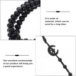 Islamic Tasbih Prayer Beads | Muslim Islamic Prayer Necklace | Tasbih 99 Acrylic Beads Muslim Rosary for Women Men| Islam Gifts | Eid Gifts | Tasbeeh for Dhikr, Zikr - Image 2