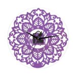 Islamic Wall Clock Quartz Clocks Livingroom Muslim Eid Ramadan Purple|Home & Garden|Home Decor|Clocks|Wall Clocks - Image 2