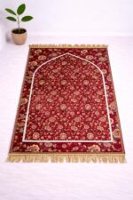 Janamaz Prayer Mat – Turkey Soft Velvet Namaz Mat | Premium Aasan for Daily Salah, Comfortable & Durable | 44x27 Inch Multi-3 - Image 2