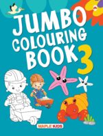 Jumbo Colouring Book 3 - Coloring Activity - Gift to Children for Painting, Drawing and Colouring with reference guide - Colouring Activities Book for Kids Age 3+ Years - Image 2