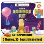 Junior Science Kit for Kids Age 4-14 Years Old, 50+ Science Experiments Including DIY - Under Water Volcano, Exploding Art, Balloon Inflator & More | Birthday Gift | Educational Toy | Stem Learning - Image 2