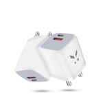 KARWAN Voltron 65W Dual Port Charger with QC & PD, 45W USB A & 20W Type C Port Fast Charging Adapter Compatible with Redmi/Oneplus/Oppo/Vivo/Mi/iPhone/iPad/Samsung & More,Quick Charging Travel Adapter - Image 2