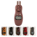 Karomouj KMA663 Digital Finger Counter – 5-Digit LCD Hand Tally Counter with Beep After 100 Counts – Jap Mala Counter for Meditation, Mantra Chanting, Games & Activities (Matt Brown, Pack of 1) - Image 2